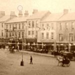 Historic image of Market Street with numbers 3 to 5 shown under the blue circle, c.1900. Image courtesy of Fionntán McDonald.