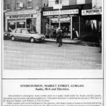Historical information on numbers and 1 and 3 Market Street which were occupied by Stereovision in the 1980s and 1990s. Extract taken from the book Old Memories of Lurgan (1991) by Alfie Tallon.